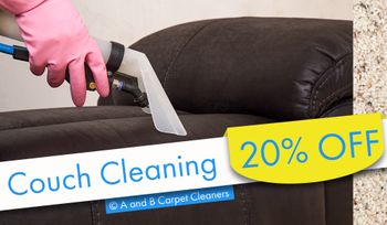 A and B Carpet Cleaners - Couch Cleaning Special